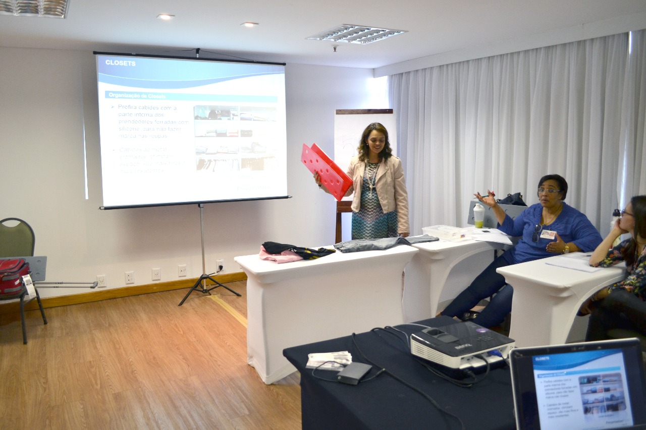 dobrador por samantha stofel, no curso personal organizer brasília